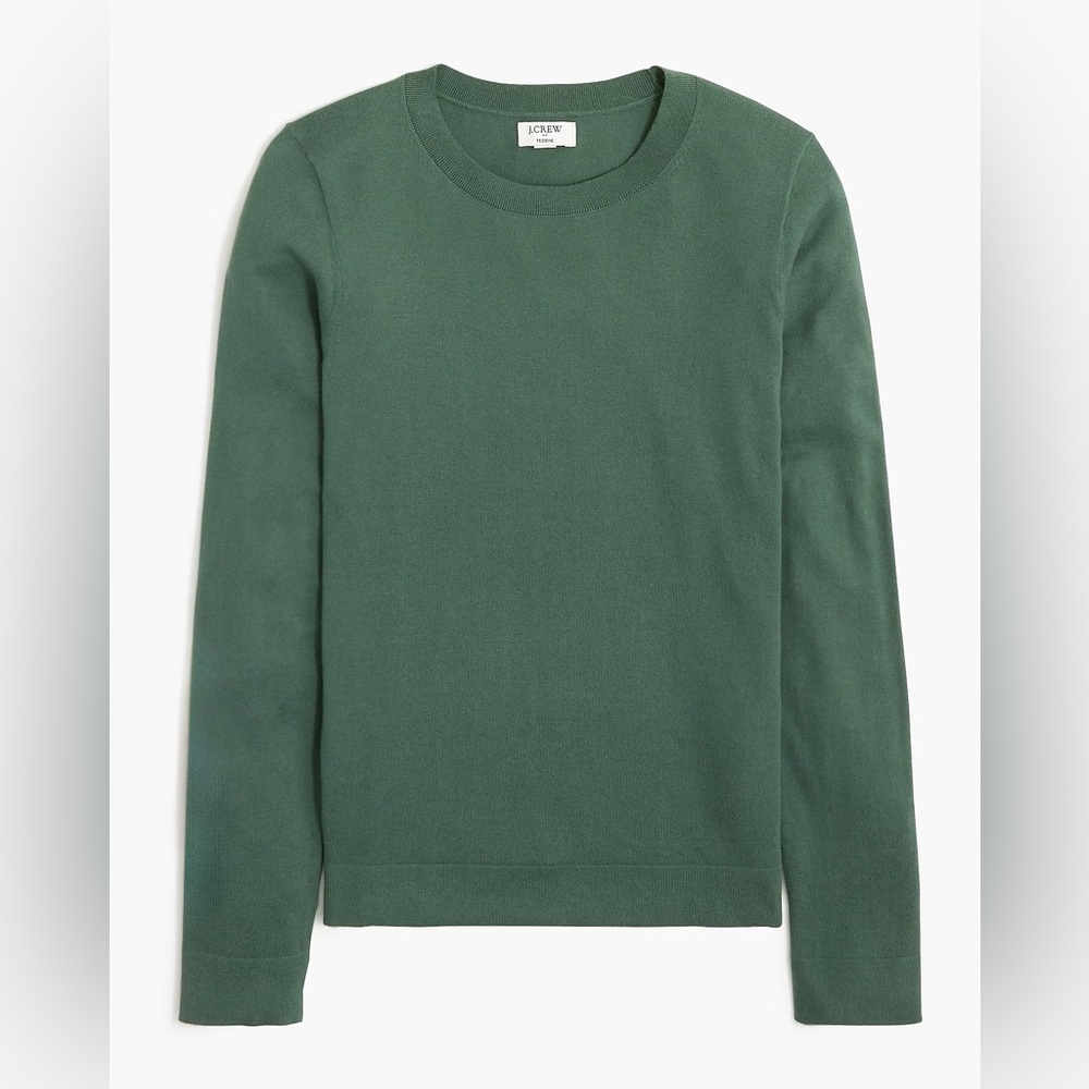 J. Crew Cotton Teddie Sweater size medium - Picture 2 of 6
